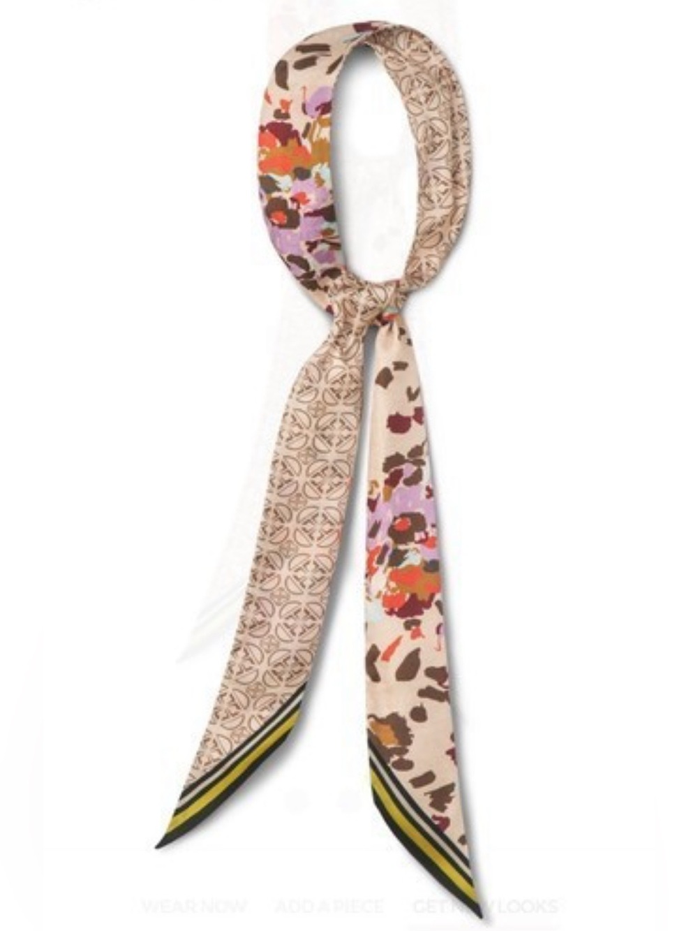 NEW! CABI Double Up Skinny Scarf, Multicolor, Brand New in Bag, GORGEOUS!